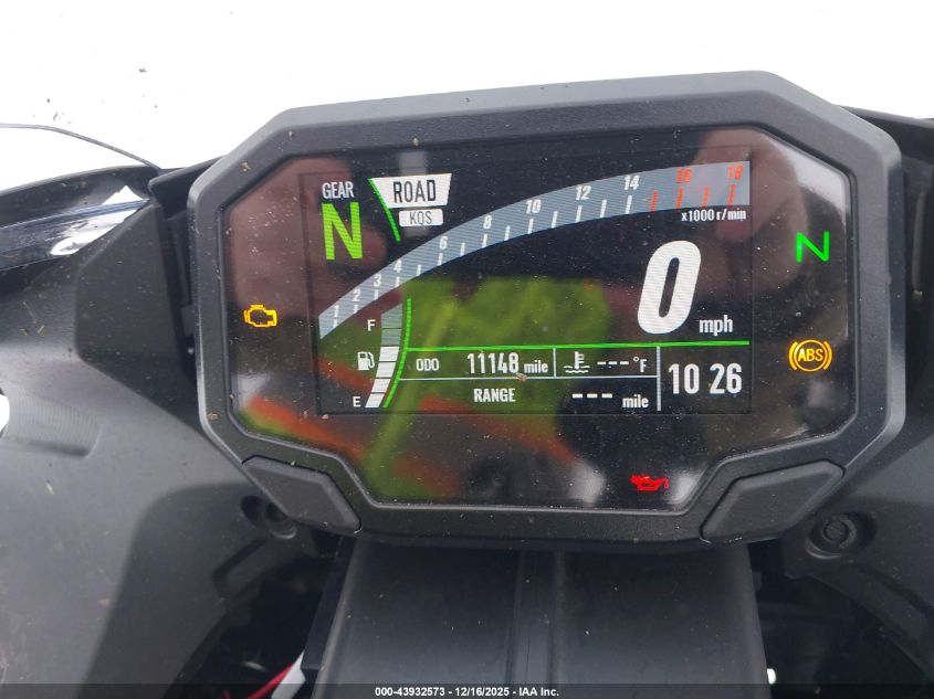 2024 Kawasaki Zx636 K VIN: JKBZXJJ12RA008176 Lot: 43932573