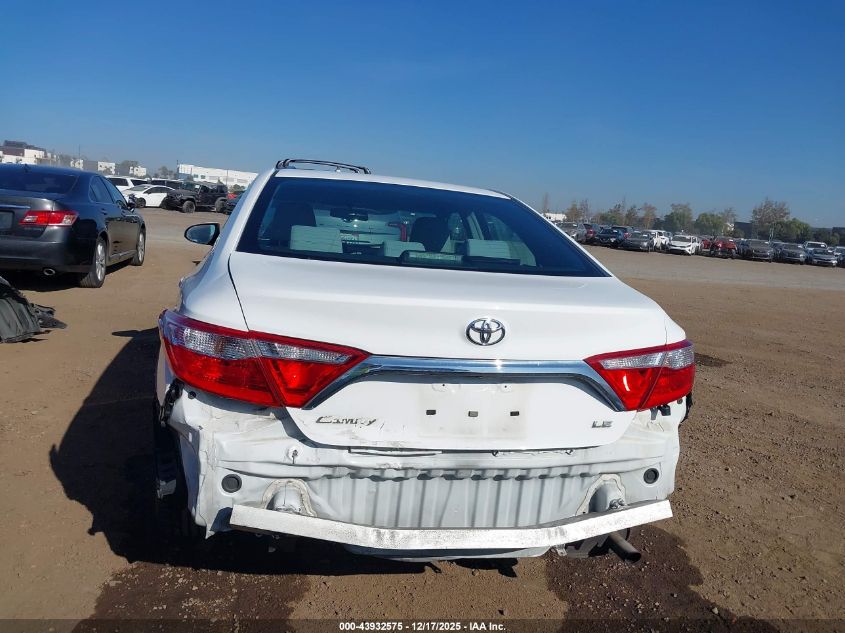 2016 Toyota Camry Le VIN: 4T4BF1FK0GR535002 Lot: 43932575