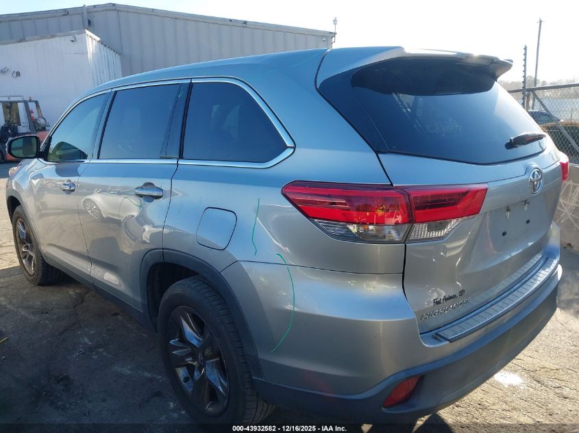 2019 Toyota Highlander Le VIN: 5TDZZRFH3KS366839 Lot: 43932582