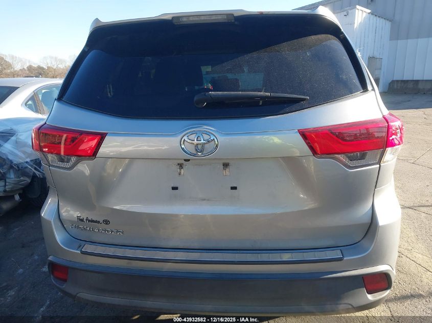 2019 Toyota Highlander Le VIN: 5TDZZRFH3KS366839 Lot: 43932582
