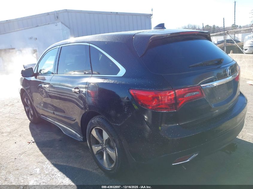 2016 Acura Mdx Acurawatch Plus Package VIN: 5FRYD4H28GB047548 Lot: 43932597