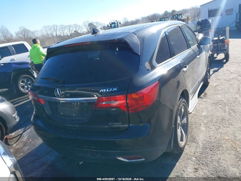 2016 Acura Mdx Acurawatch Plus Package VIN: 5FRYD4H28GB047548 Lot: 43932597