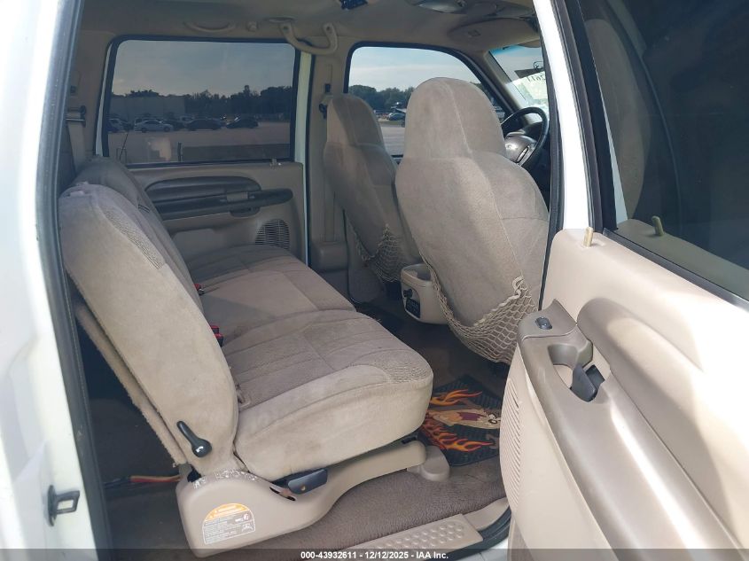 2000 Ford Excursion Xlt VIN: 1FMNU40L2YEA90693 Lot: 43932611