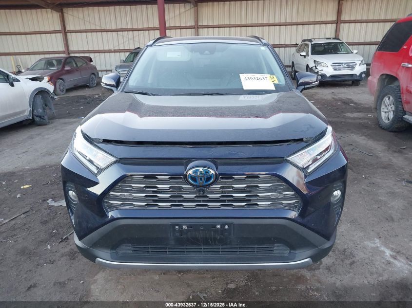2021 Toyota Rav4 Hybrid Limited VIN: 4T3D6RFV9MU019557 Lot: 43932637