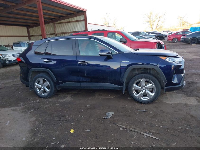 2021 Toyota Rav4 Hybrid Limited VIN: 4T3D6RFV9MU019557 Lot: 43932637