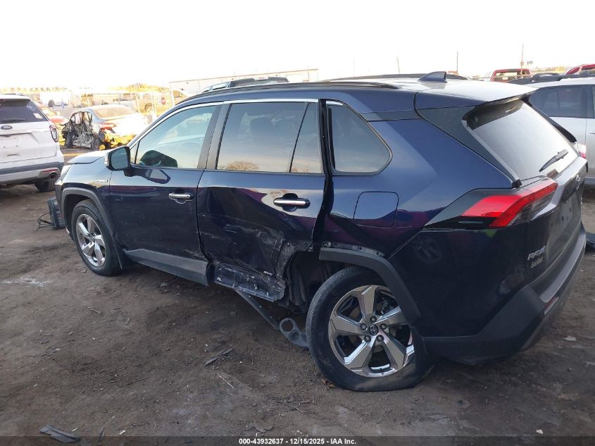 2021 Toyota Rav4 Hybrid Limited VIN: 4T3D6RFV9MU019557 Lot: 43932637