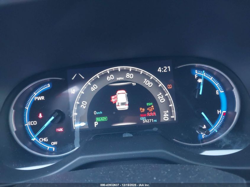 2021 Toyota Rav4 Hybrid Limited VIN: 4T3D6RFV9MU019557 Lot: 43932637