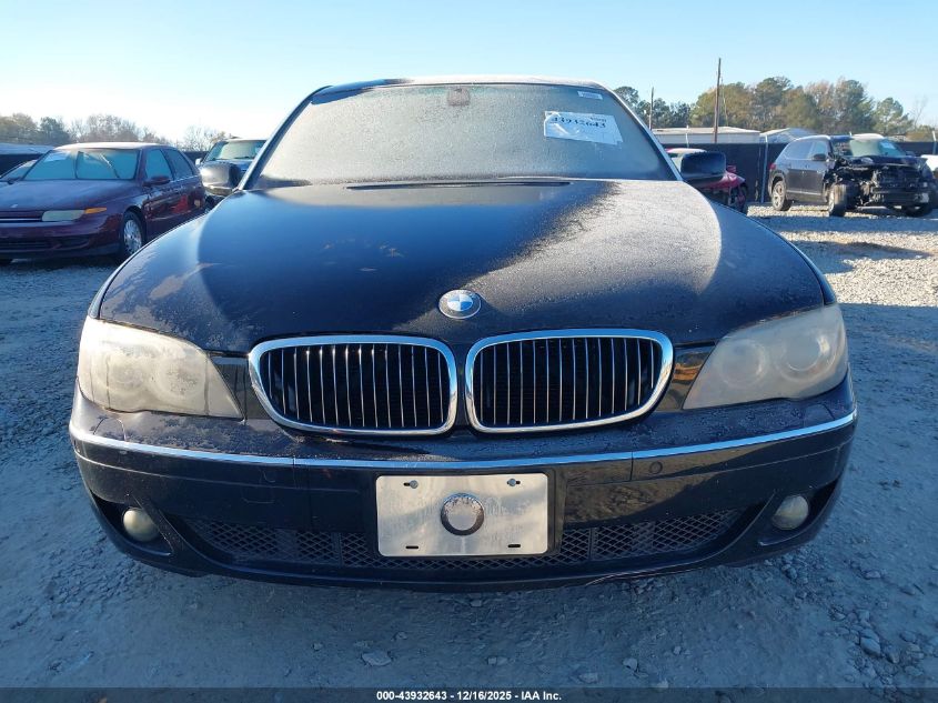 2007 BMW 750Li VIN: WBAHN83517DT72411 Lot: 43932643