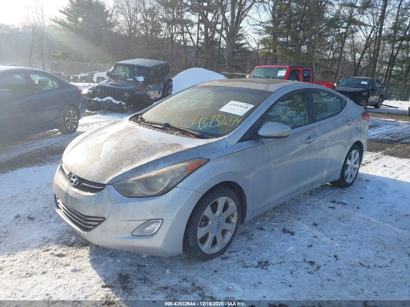 2013 Hyundai Elantra Limited VIN: KMHDH4AE8DU698542 Lot: 43932644