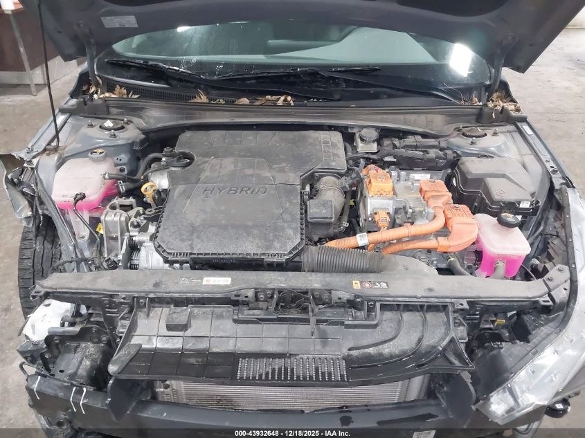 2022 Hyundai Elantra Hybrid Blue VIN: KMHLM4AJ1NU028448 Lot: 43932648