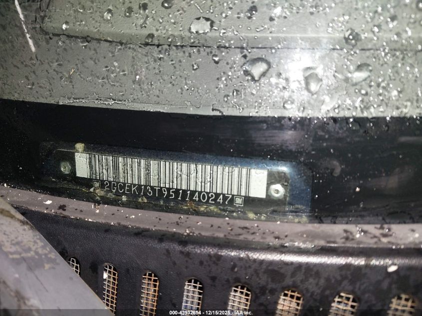 2005 Chevrolet Silverado 1500 Z71 VIN: 2GCEK13T951140247 Lot: 43932654