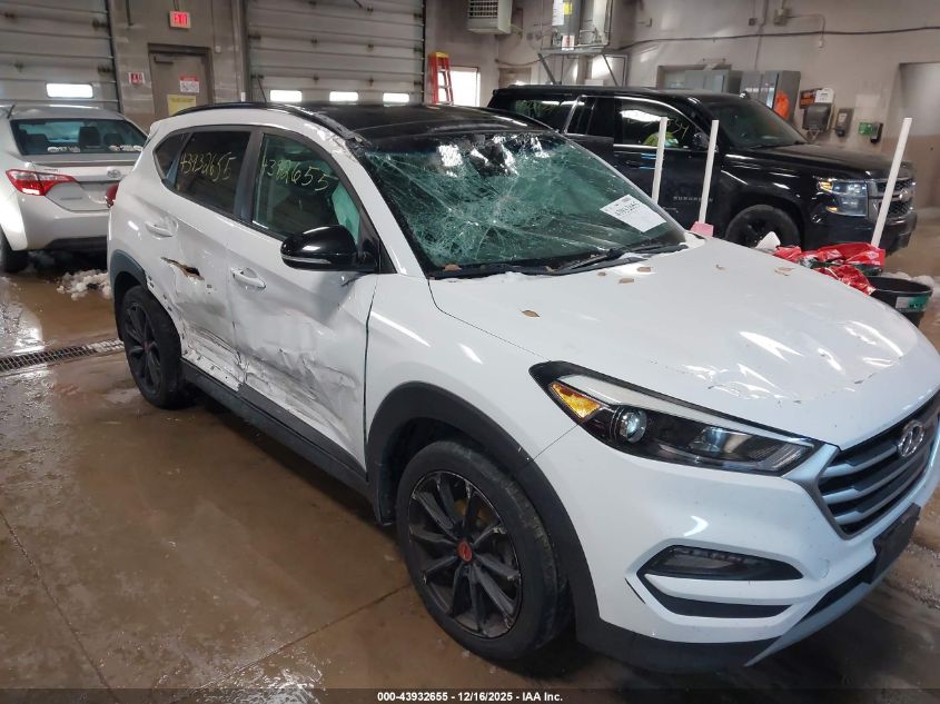2017 Hyundai Tucson Night VIN: KM8J3CA27HU534903 Lot: 43932655