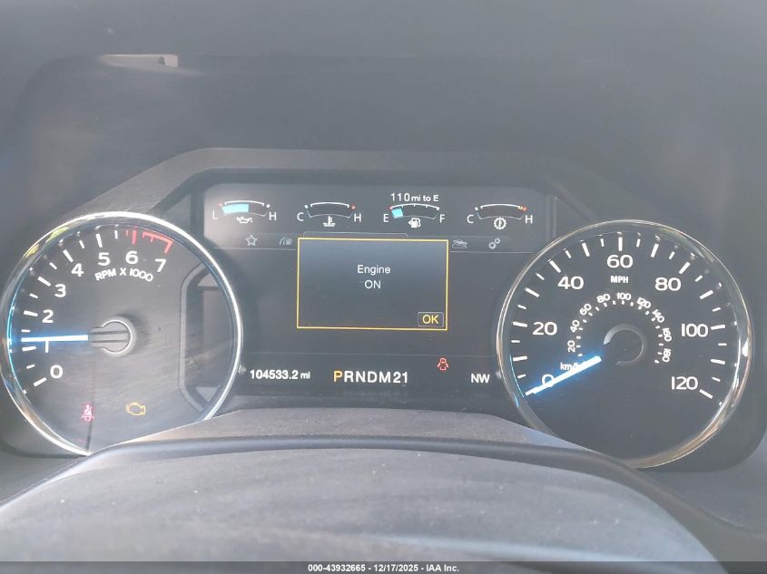 2015 Ford F-150 Lariat VIN: 1FTEW1EF2FFA93410 Lot: 43932665