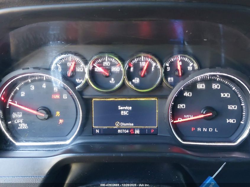 2019 Chevrolet Silverado 1500 Rst VIN: 1GCUYEEDXKZ348079 Lot: 43932669