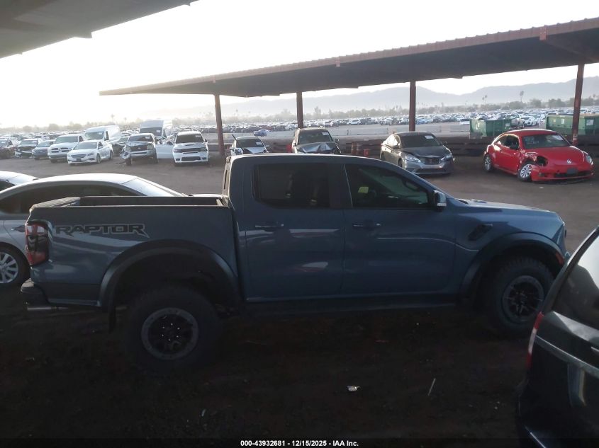 2024 Ford Ranger Raptor VIN: 1FTER4LR8RLE31307 Lot: 43932681