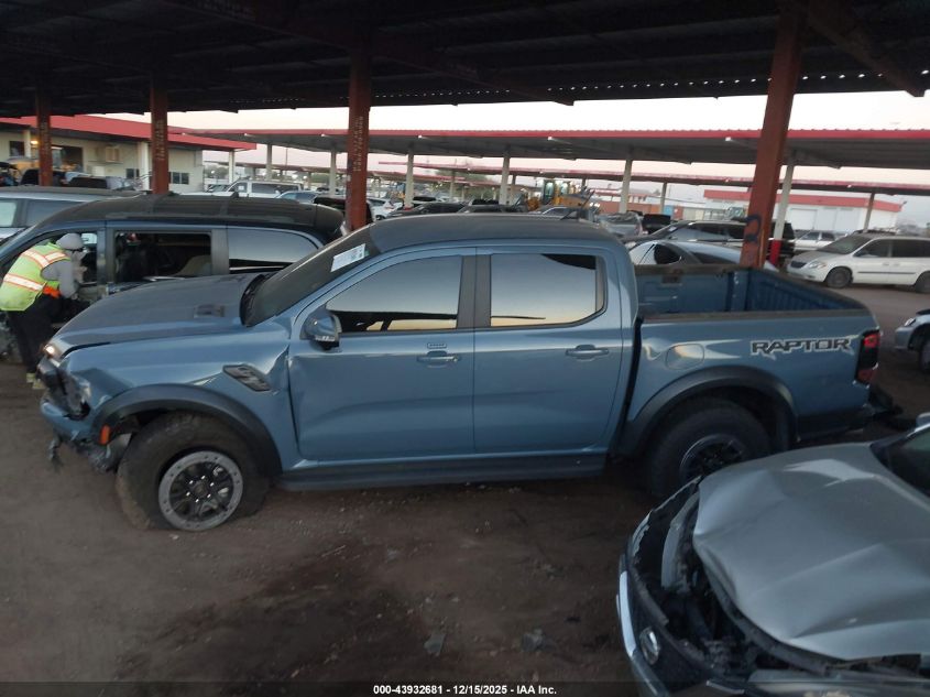 2024 Ford Ranger Raptor VIN: 1FTER4LR8RLE31307 Lot: 43932681