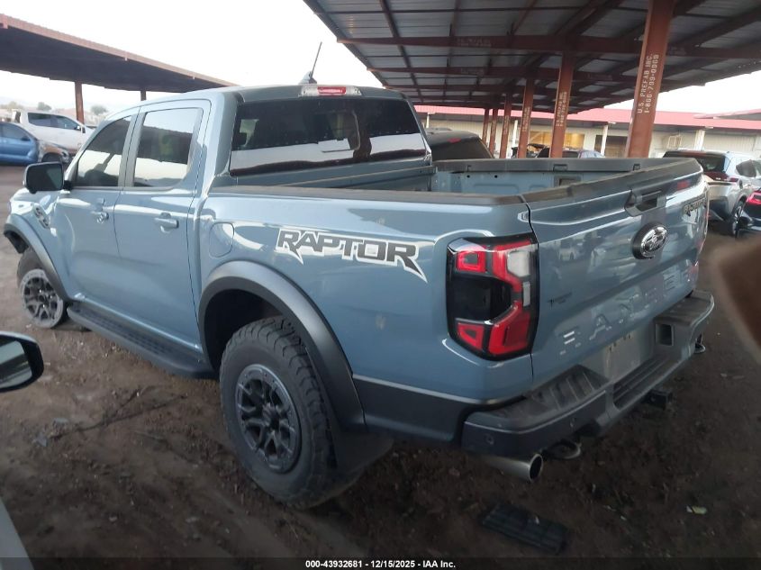 2024 Ford Ranger Raptor VIN: 1FTER4LR8RLE31307 Lot: 43932681