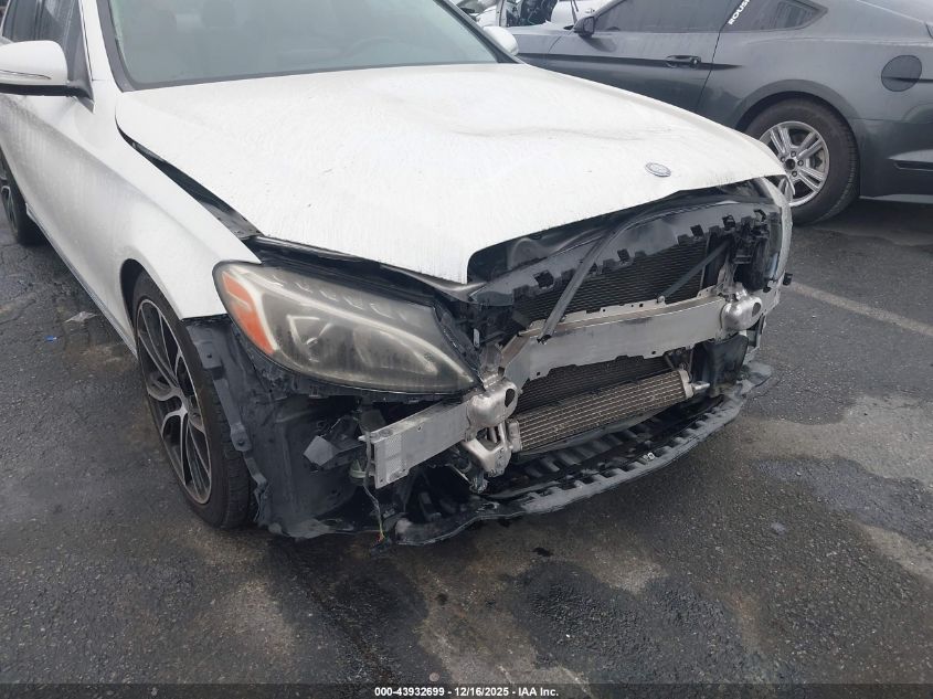 2015 Mercedes-Benz C 300 VIN: 55SWF4JB6FU086018 Lot: 43932699