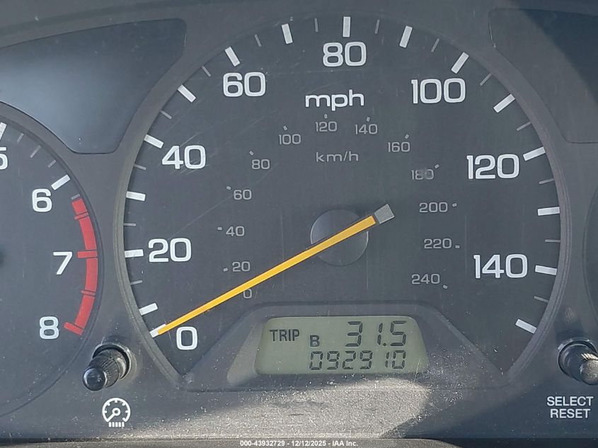 2002 Honda Accord 3.0 Lx VIN: 1HGCG16452A041442 Lot: 43932729