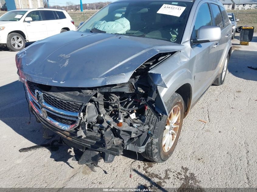 2016 Dodge Journey Sxt VIN: 3C4PDDBG5GT196809 Lot: 43932733