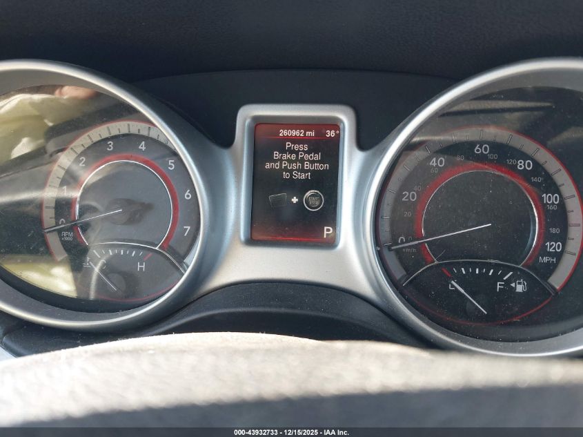 2016 Dodge Journey Sxt VIN: 3C4PDDBG5GT196809 Lot: 43932733