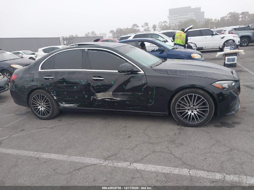 2024 Mercedes-Benz C 300 VIN: W1KAF4HB2RR166440 Lot: 43932736