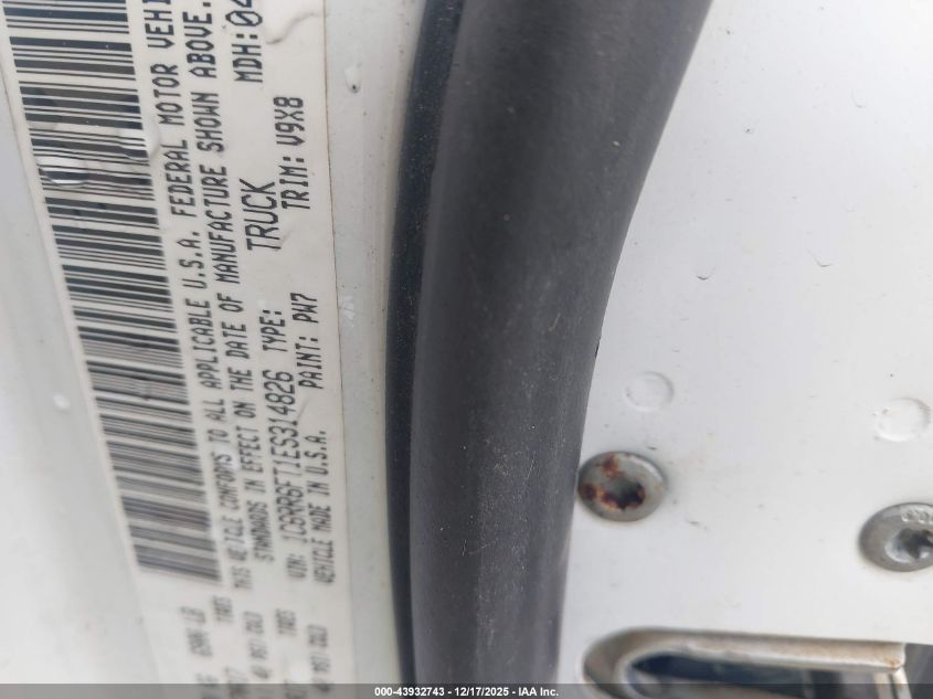 2014 Ram 1500 Tradesman VIN: 1C6RR6FT1ES314826 Lot: 43932743