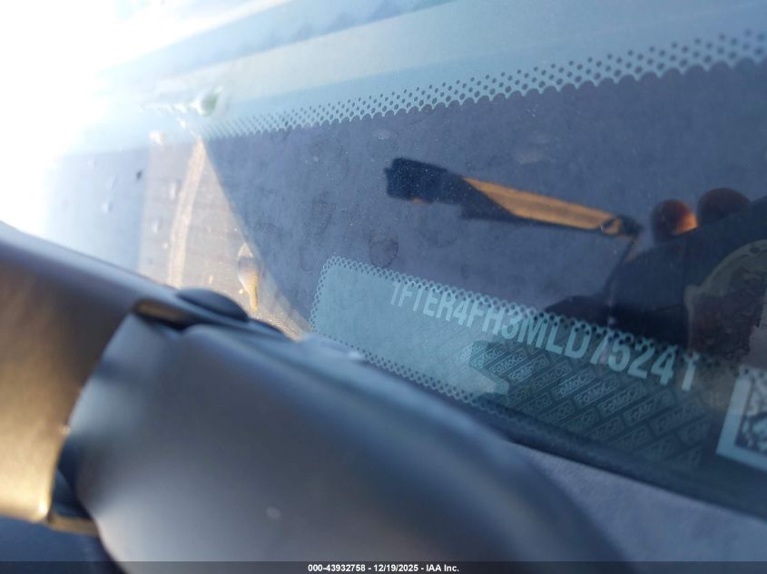 2021 Ford Ranger Lariat VIN: 1FTER4FH3MLD75241 Lot: 43932758