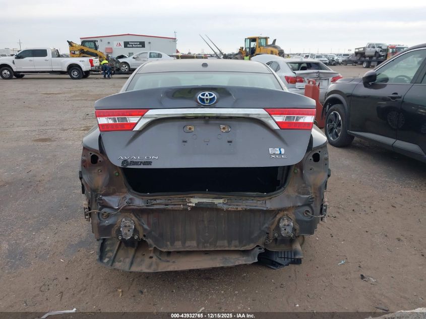2014 Toyota Avalon Hybrid Xle Touring VIN: 4T1BD1EB0EU034013 Lot: 43932765