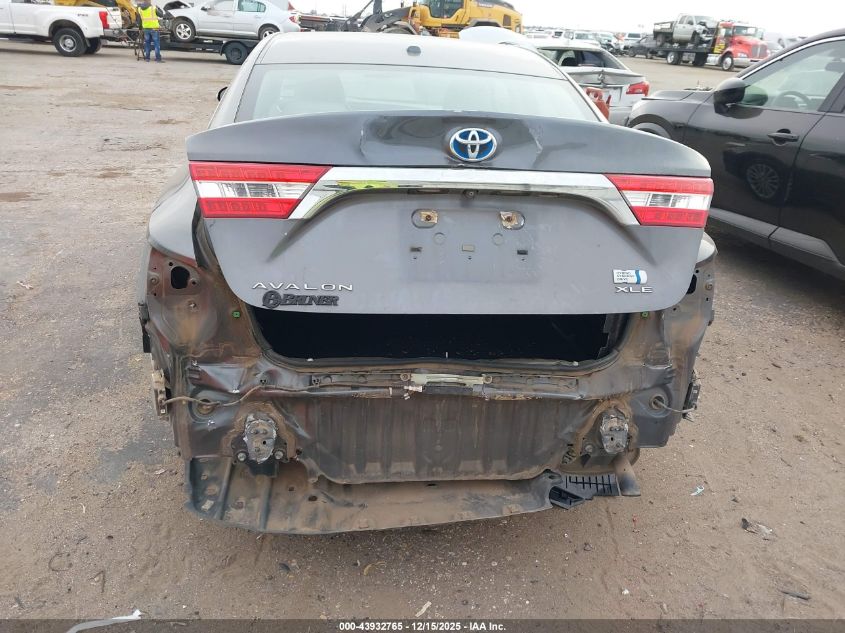 2014 Toyota Avalon Hybrid Xle Touring VIN: 4T1BD1EB0EU034013 Lot: 43932765