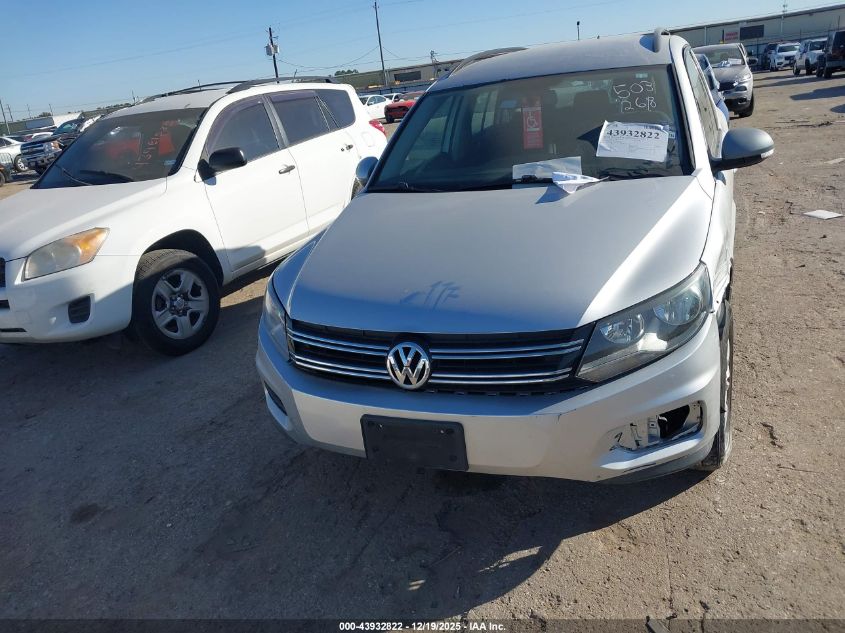 2015 Volkswagen Tiguan S VIN: WVGAV7AX8FW503268 Lot: 43932822