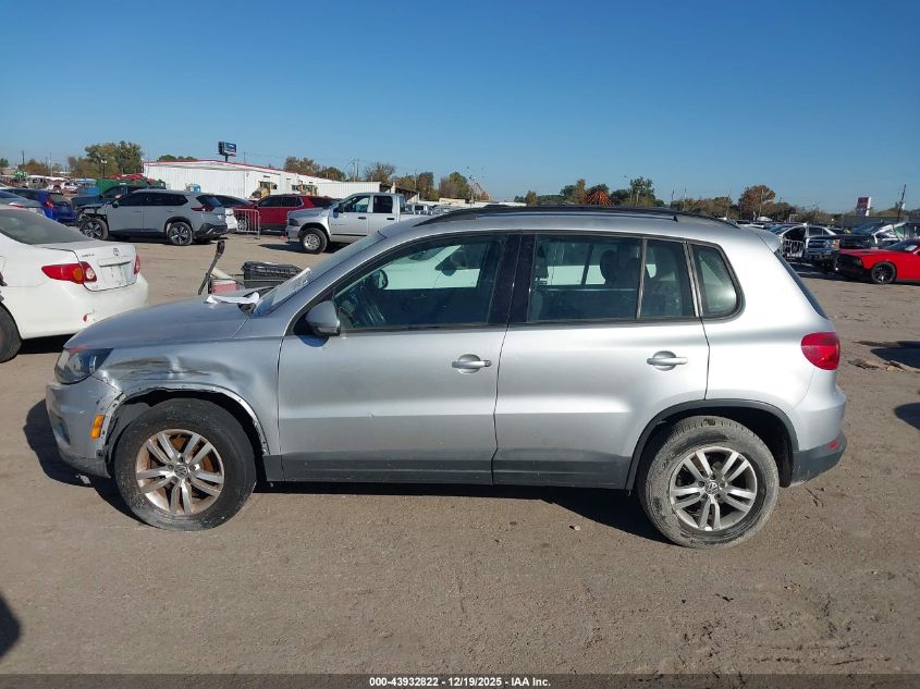 2015 Volkswagen Tiguan S VIN: WVGAV7AX8FW503268 Lot: 43932822