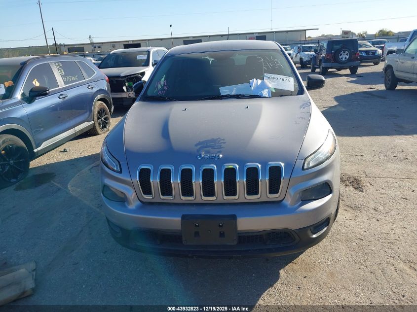 2017 Jeep Cherokee Sport Fwd VIN: 1C4PJLAS8HD216454 Lot: 43932823