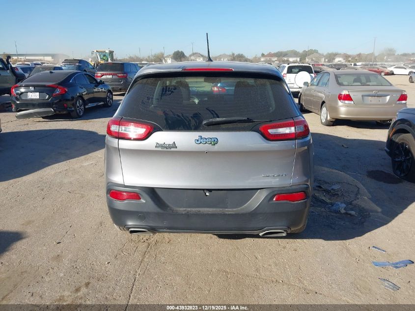 2017 Jeep Cherokee Sport Fwd VIN: 1C4PJLAS8HD216454 Lot: 43932823