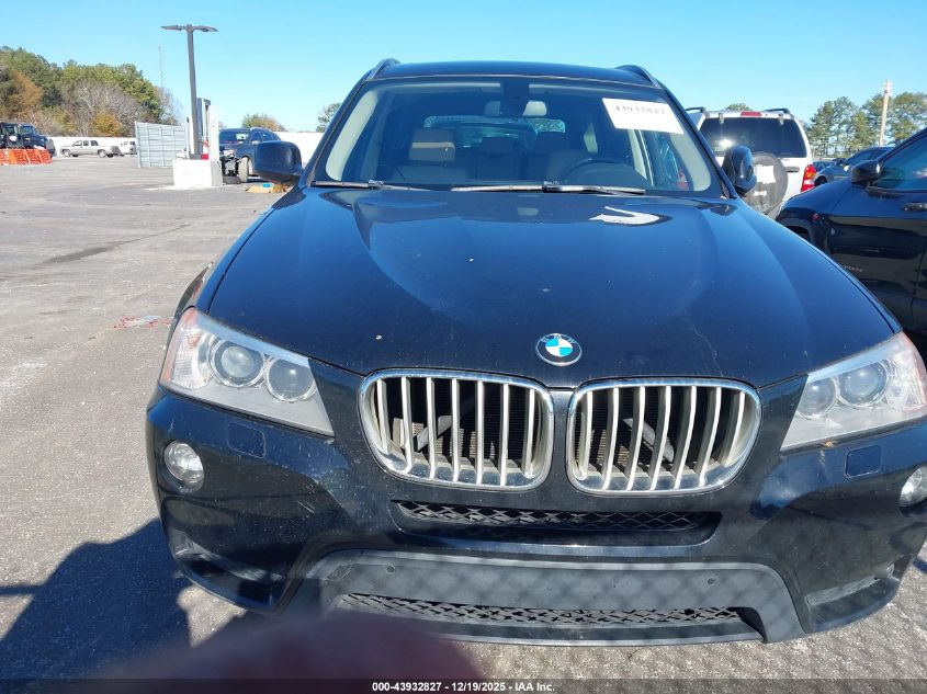 2013 BMW X3 xDrive35I VIN: 5UXWX7C55DL981726 Lot: 43932827