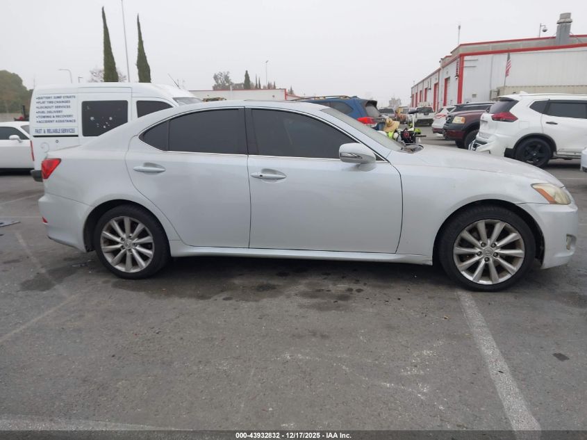 2009 Lexus Is 250 VIN: JTHCK262492030193 Lot: 43932832