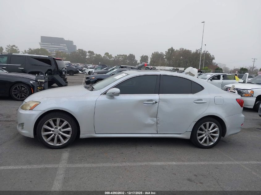 2009 Lexus Is 250 VIN: JTHCK262492030193 Lot: 43932832