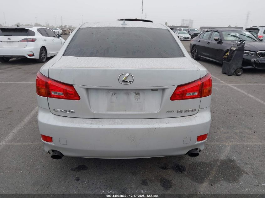 2009 Lexus Is 250 VIN: JTHCK262492030193 Lot: 43932832