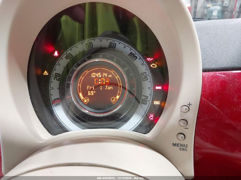 2012 Fiat 500 Pop VIN: 3C3CFFAR5CT131545 Lot: 43932835