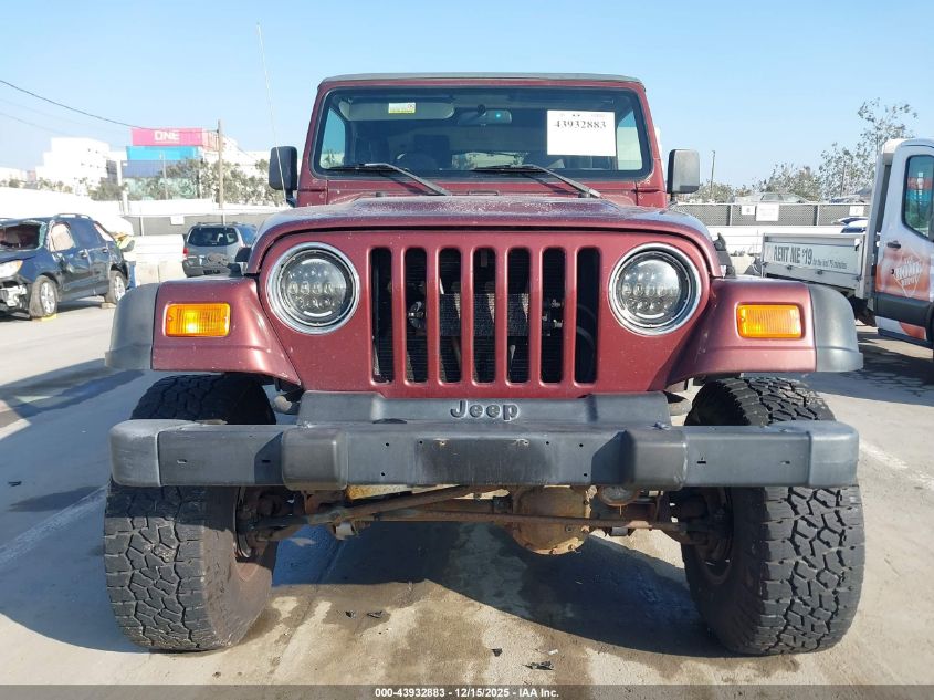 2001 Jeep Wrangler Sport VIN: 1J4FA49S21P327568 Lot: 43932883