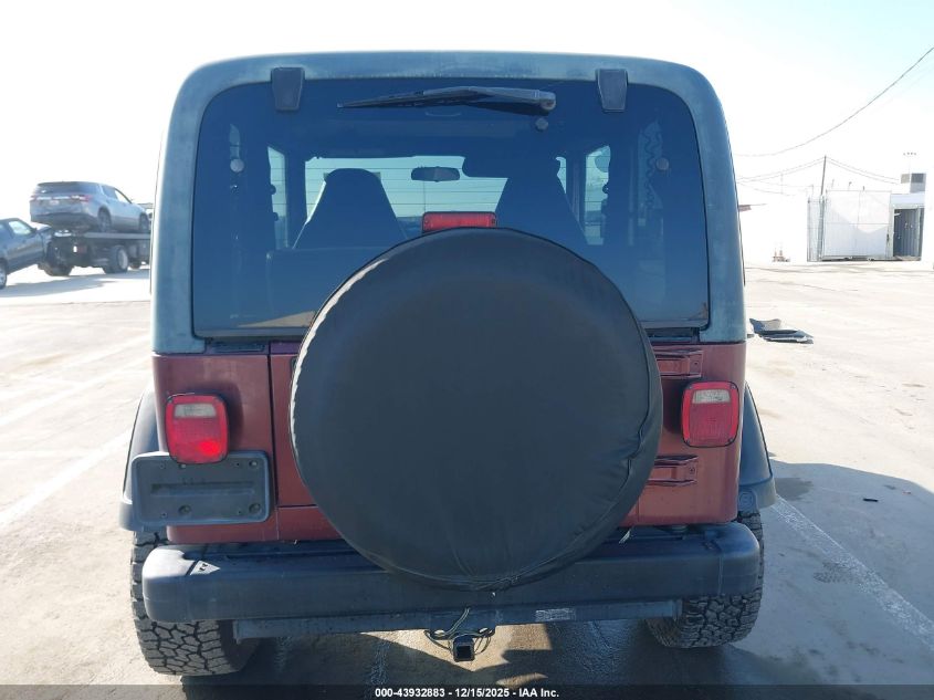 2001 Jeep Wrangler Sport VIN: 1J4FA49S21P327568 Lot: 43932883