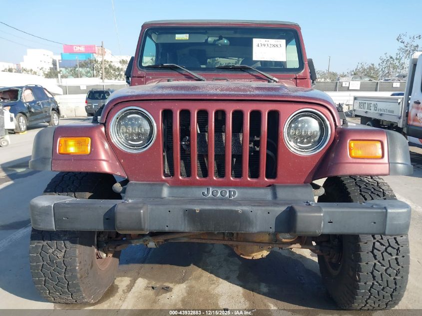 2001 Jeep Wrangler Sport VIN: 1J4FA49S21P327568 Lot: 43932883
