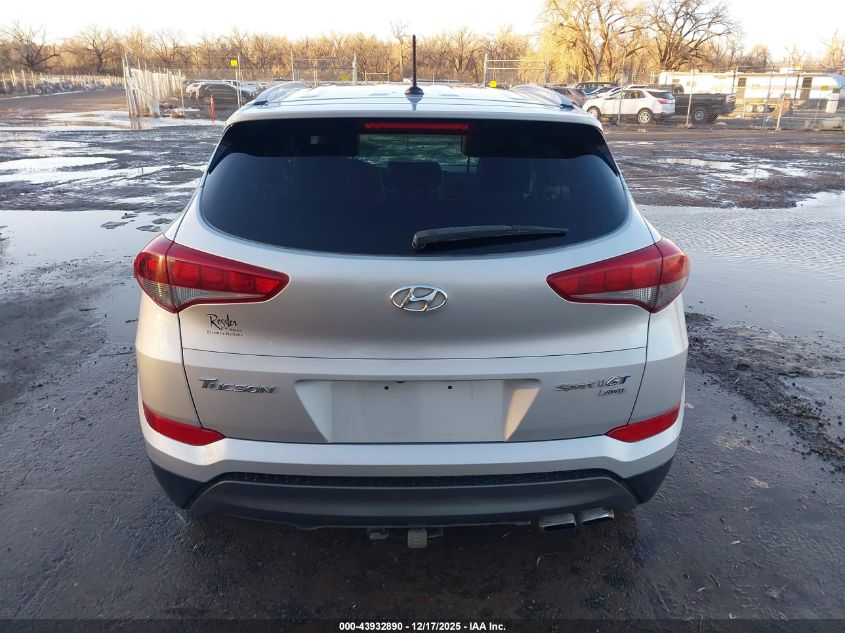 2016 Hyundai Tucson Sport VIN: KM8J3CA21GU161727 Lot: 43932890