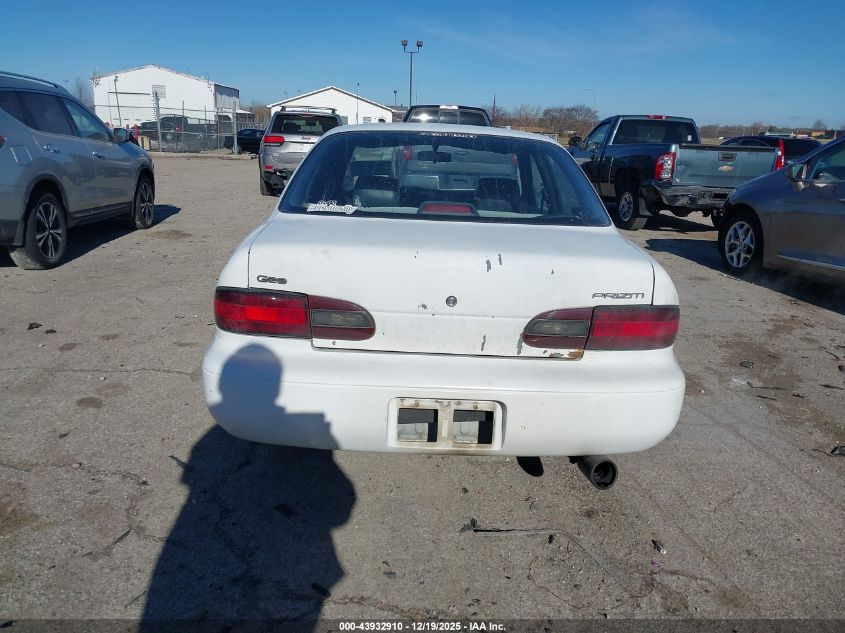 1997 Geo Prizm VIN: 1Y1SK5264VZ444899 Lot: 43932910