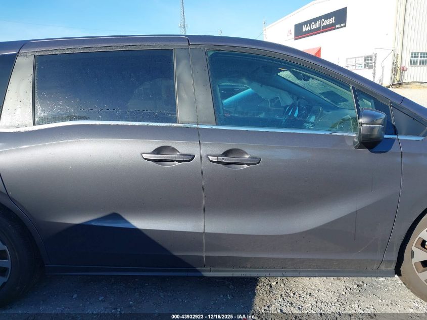 2025 Honda Odyssey Ex-L VIN: 5FNRL6H65SB082256 Lot: 43932923