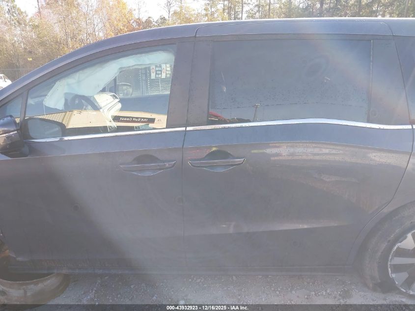 2025 Honda Odyssey Ex-L VIN: 5FNRL6H65SB082256 Lot: 43932923
