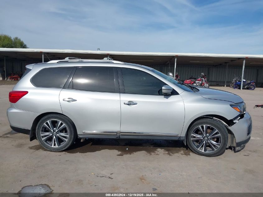 2018 Nissan Pathfinder Platinum VIN: 5N1DR2MN8JC650117 Lot: 43932924