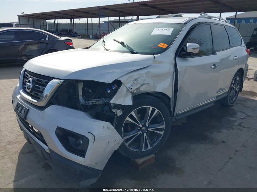 2018 Nissan Pathfinder Platinum VIN: 5N1DR2MN8JC650117 Lot: 43932924