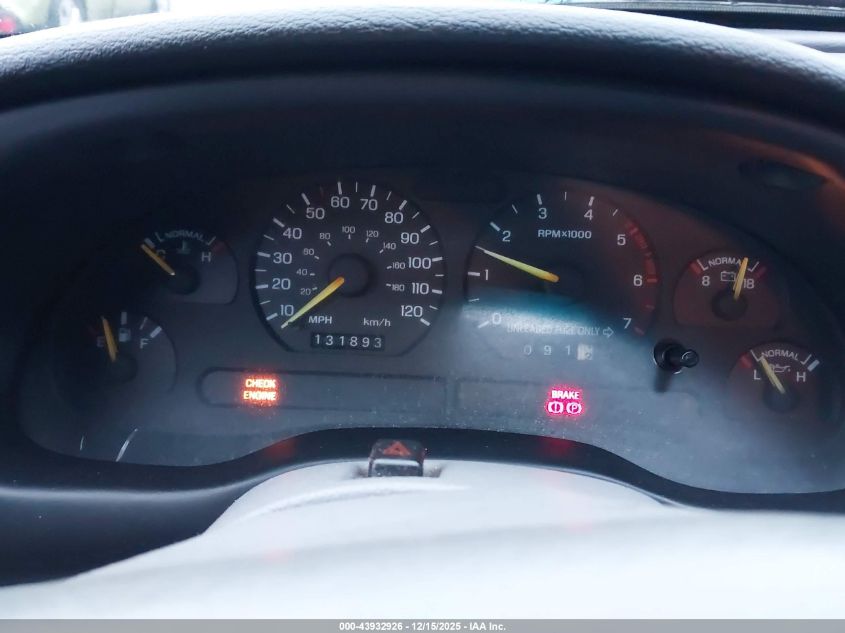 1994 Ford Mustang VIN: 1FALP4049RF105400 Lot: 43932926