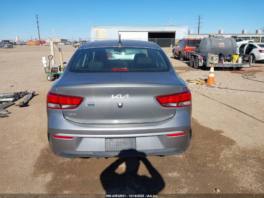 2022 Kia Rio S VIN: 3KPA24AD4NE494465 Lot: 43932931